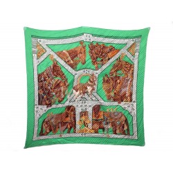 FOULARD HERMES LA DANSE DU CHEVAL MARWARI CARRE PLISSE 