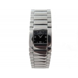 MONTRE BAUME ET MERCIER CATWALK MV045197 24MM QUARTZ ACIER FOND NOIR WATCH 1690€