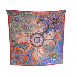 NEUF RARE CHALE HERMES L'ARBRE DU VENT MONET LUGO CACHEMIRE ET SOIE SHAWL 930€