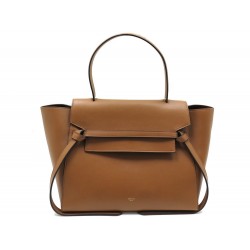 SAC A MAIN CELINE 175523 BELT SMALL EN CUIR MARRON DUSTBAG HAND BAG PURSE 1800€