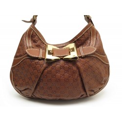 SAC A MAIN GUCCI HOBO 189884 CUIR MONOGRAMME GUCCISSIMA HAND BAG PURSE 1650€