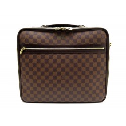 NEUF CARTABLE LOUIS VUITTON PORTE DOCUMENTS TOILE DAMIER EBENE BRIEFCASE 1320€