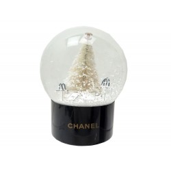 NEUF BOULE A NEIGE CHANEL SAPIN AVEC SACS A MAIN COLLECTOR + BOITE SNOW GLOBE