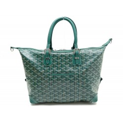 NEUF SAC A MAIN GOYARD BOEING 30 EN TOILE VERTE GREEN HAND BAG TOTE CANVAS 2000€