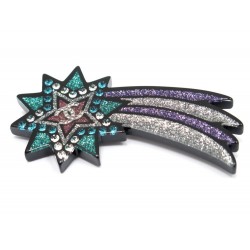 NEUF BROCHE CHANEL ETOILE FILANTE STRASS BRILLANT SHOOTING STAR BROOCH 505€