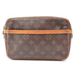 VINTAGE SAC A MAIN LOUIS VUITTON COMPIEGNE 23 POCHETTE TOILE MONOGRAM BAG 480€