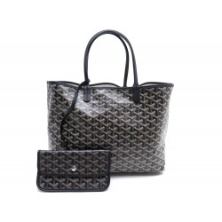 NEUF SAC A MAIN GOYARD SAINT LOUIS PM CABAS EPAULE TOILE MARRON POCHETTE PURS 1