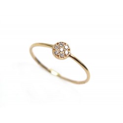 BAGUE DIAMANTISSIMO OR ROSE ET DIAMANTS 