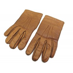 GANTS HERMES CUIR ET CACHEMIRE 