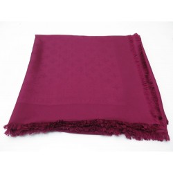 FOULARD LOUIS VUITTON ETOLE CHALE MONOGRAM M75513 100% SOIE VIOLETTE SHAWL 570€