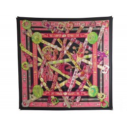 NEUF FOULARD HERMES LE SONGE DE LA LICORNE ANNIE FAIVRE CARRE SOIE + BOITE SCARF