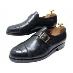 CHAUSSURES JM WESTON 536 7.5E 41.5 DERBY A BOUCLE SOULIERS CUIR NOIR SHOES 750€