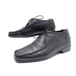 CHAUSSURES JM WESTON 629 CHUKKA 2 OEILLETS 6.5E 41 EN CUIR NOIR BLACK SHOES 575€