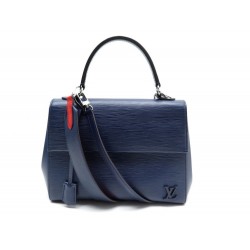 SAC A MAIN LOUIS VUITTON CLUNY MM CUIR EPI BLEU + ANSE BANDOULIERE PURSE 2360€