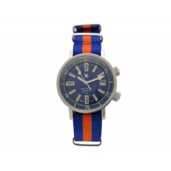 NEUF MONTRE LIP NAUTIC-SKI 1873232 38 MM AUTOMATIQUE BLUE ACIER WATCH 500€