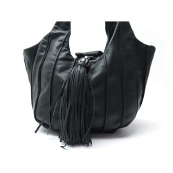 SAC A MAIN LANCEL CUIR NOIR 