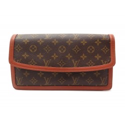 VINTAGE SAC POCHETTE A MAIN LOUIS VUITTON DAME TOILE MONOGRAM PURSE CLUTCH 700€