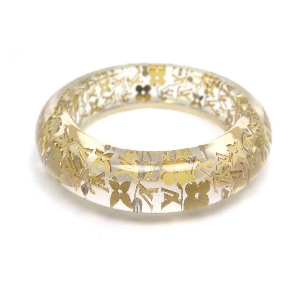 3 LV Resin Medium Inclusion Bracelet PM  Louis vuitton bracelet, Louis vuitton  jewelry, Monogrammed cuff
