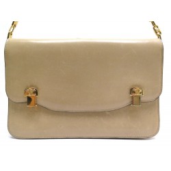  SAC CELINE POCHETTE CUIR BEIGE 