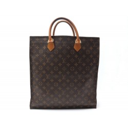 SAC A MAIN LOUIS VUITTON CABAS PLAT EN TOILE MONOGRAM PORTE EPAULE MARRON 1010€