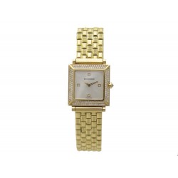 MONTRE BOUCHERON CLOU DE PARIS CARRE OR 18K & 124 DIAMANTS QUARTZ WATCH 21900€