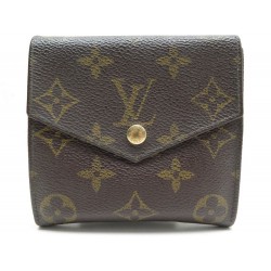 VINTAGE PORTEFEUILLE LOUIS VUITTON ELISE MONOGRAM EN TOILE MARRON WALLET 435€