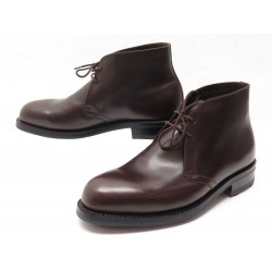 NEUF CHAUSSURES JM WESTON 513 CHUKKA FOURREES 7E 41 BOTTINES CUIR BOOTS 650€