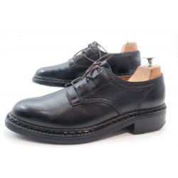 CHAUSSURES JM WESTON 554 DERBY TOUT TERRAIN 6.5C 40.5 NOIR DOUBLE SEMELLE 650€