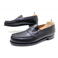 NEUF CHAUSSURES JM WESTON MOCASSINS 180 8C 42 42.5 CUIR NOIR 