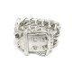 BRACELET HERMES ARGENT BOUCLE SELLIER DOUBLE 220GR