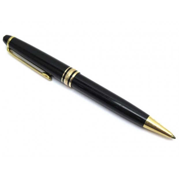 STYLO BILLE MONTBLANC MEISTERSTUCK CLASSIQUE EN RESINE NOIR BALLPOINT PEN 360€