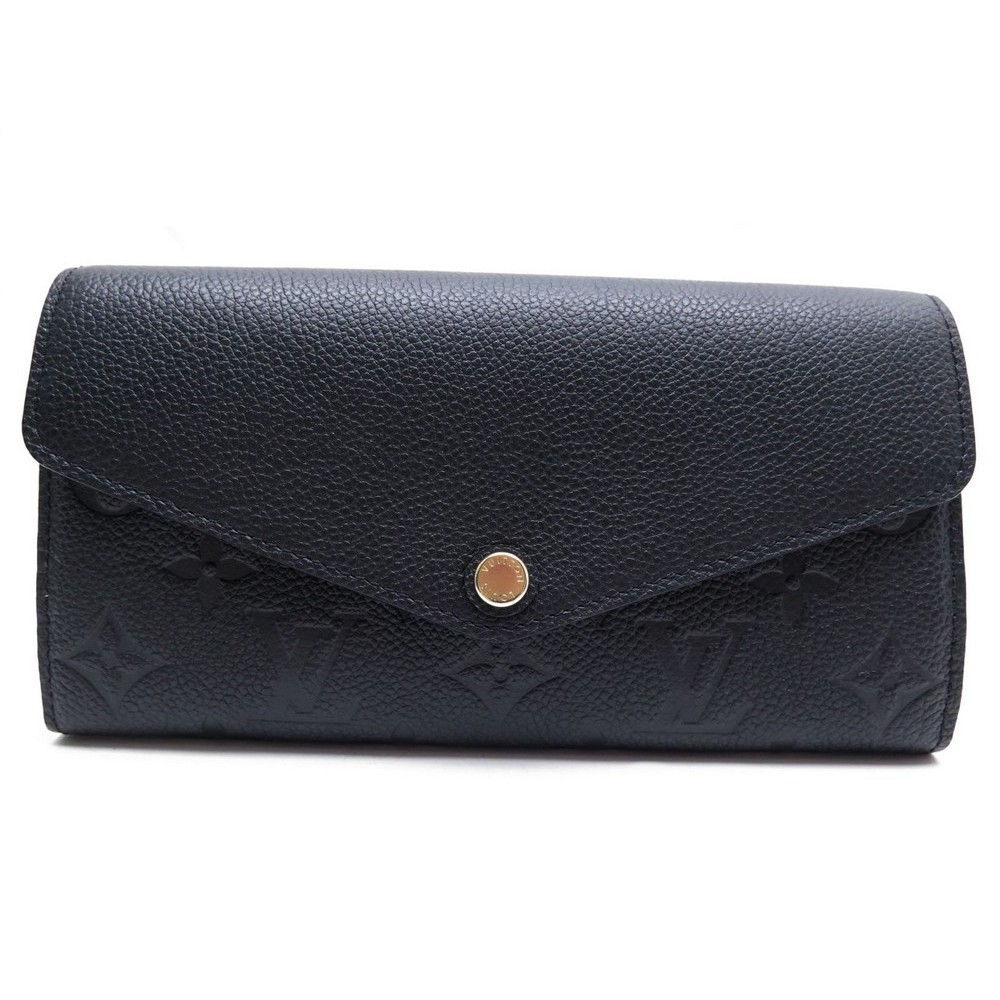 Louis Vuitton M61182 Black Monogram Empreinte leather Envelope