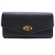 NEUF PORTEFEUILLE MULBERRY DARLEY RL4868205A100 EN CUIR NOIR LEATHER WALLET 375€