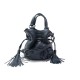 NEUF SAC LANCEL PREMIER FLIRT PM BANDOULIERE CUIR GRAINE BLEU MARINE PURSE 725 