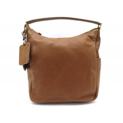 SAC A MAIN YVES SAINT LAURENT HOBO 252592 EN CUIR GRAINE MARRON BAG PURSE 1600€