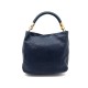 SAC A MAIN YVES SAINT LAURENT ROADY 233621 CUIR BLEU LEATHER BAG PURSE 1040€