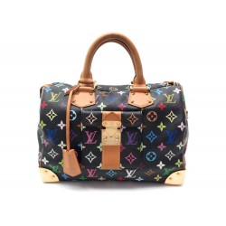 SAC A MAIN LOUIS VUITTON SPEEDY 30 EN TOILE MONOGRAM MULTICOLOR MURAKAMI 2780€