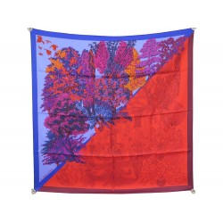 NEUF FOULARD HERMES LEGENDES DE L'ARBRE SOIE 