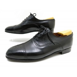  CHAUSSURES JM WESTON CUIR NOIR 8D 42 + EMBAUCHOIRS 