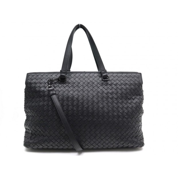 SAC BOTTEGA VENETA INTRECCIATO CUIR NOIR 