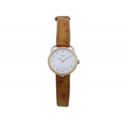 MONTRE HERMES ARCEAU AR4.220 25MM QUARTZ CLASSIQUE EN OR & ACIER WATCH 2160€