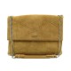 NEUF SAC A MAIN LANVIN SUGAR 29CM EN DAIM CAMEL HAND BAG SUEDE PURSE NEW 1395