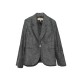 VESTE PAUL SMITH 1 BOUTON 40 M LAINE VIERGE & FIBRE DE BAMBOO GRIS JACKET 520€