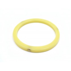 BRACELET CHANEL PLEXIGLAS JAUNE 