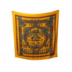 CHALE HERMES ASTRE ET SOLEIL ANNIE FAIVRE CARRE 140 EN CACHEMIRE SOIE SCARF 945