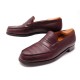 CHAUSSURES JM WESTON 180 8B 41.5 42 MOCASSINS BORDEAUX EMBAUCHOIRS LOAFERS 675€