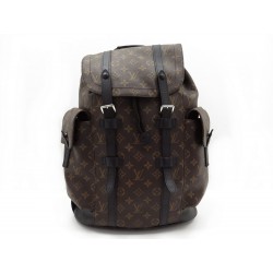 SAC A DOS LOUIS VUITTON CHRISTOPHER PM TOILE LV MONOGRAM MACASSAR BACKPACK 1990€