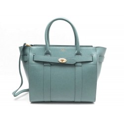 NEUF SAC A MAIN MULBERRY BAYSWATER CUIR GRAINE VERT D'EAU LEATHER HAND BAG 1195