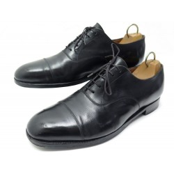 CHAUSSURES JM WESTON 300 RICHELIEU 9D 43 EN CUIR NOIR + EMBAUCHOIRS SHOES 690€