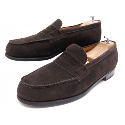  CHAUSSURES JM WESTON MOCASSINS DAIM MARRON 